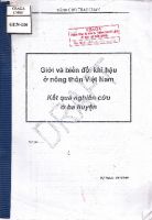 Giới và biến đổi khí hậu ở Việt Nam